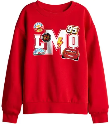 Produktbild von Cars - "LMQ" Sweatshirt für Kinder TV30080 (140-146) (Rot)