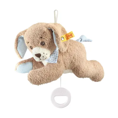 Obrázok produktu pre Steiff Good night dog music box, Plyšový psík, Zvukové efekty