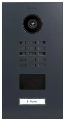 Obrázek produktu pro Doorbird D2201V, IP videointerkom, nerezová ocel, barva RAL 7016
