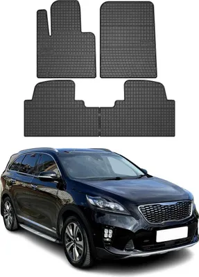 Immagine prodotto di 2015-2025 Kia Sorento tappetini TPE nero 4 pezzi