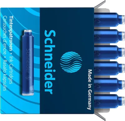 Produktbild von Schneider Tintenpatronen für Füller blau 6 St.