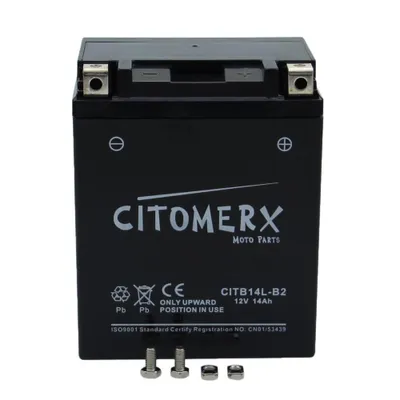 Obrázok produktu pre Gélová batéria CIT YB14L-B2, 12 V 14 Ah, kladný pól vpravo, DIN 51413