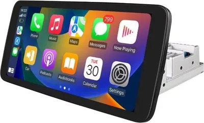 Obrázek produktu pro Autorádio s Bluetooth – CarPlay – univerzální – vhodné pro Apple a Android – stereo – navigační systém do auta – 2 GB 32 GB