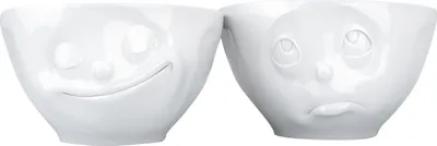 Immagine prodotto di FIFTYEIGHT Schälchen-Set 200ml - Glücklich & Och bitte weiß