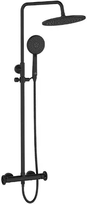 Produktbild von BADLAND Duschsäule MURO Duschsystem, Brausegarnitur in Schwarz