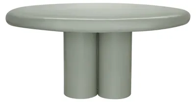 Produktbild von Couchtisch aus Metall - Grün - JORINA