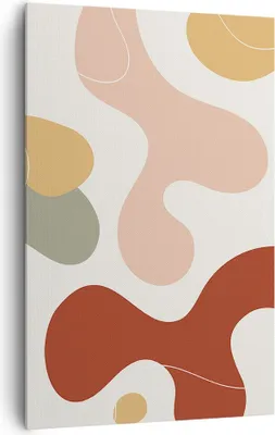 Produktbild von Bild auf Leinwand - Leinwandbild - Einteilig - Abstraktion Flecken Modern - 80x120cm - Wand Bild - Wanddeko - Wandbilder - Leinwanddruck - Wanddekoration - Leinwand bilder - Wandbild - PA80x120-4439