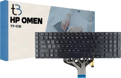 Zdjęcie produktu dla Klawiatura do laptopa Tradebit do HP Omen 17-CB L62863-001 L63808-001, układ US QWERTY, podświetlana