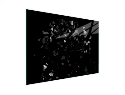 Produktbild von Glasschneidebrett 40x30 Schwarz