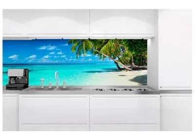 Zdjęcie produktu dla Dimex fototapeta do kuchni KI-180-091 Rajska plaża 60 x 180 cm