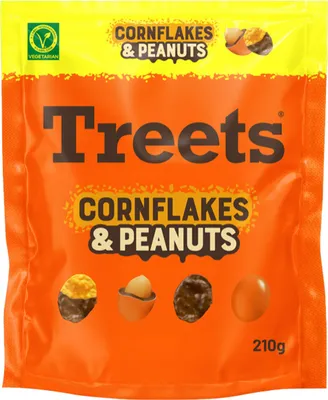 Image de Treets Cornflakes & Peanuts 210g