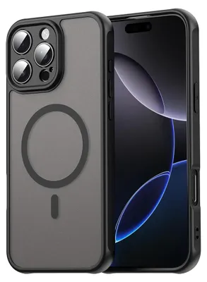 Produktbild von Techsuit – HaloFrost II MagSafe-Schutzhülle für iPhone 16 Pro Max – schwarz