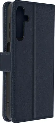 Produktbild von Avizar, Kunstlederetui mit Standfunktion Samsung A05s, Nachtblau
