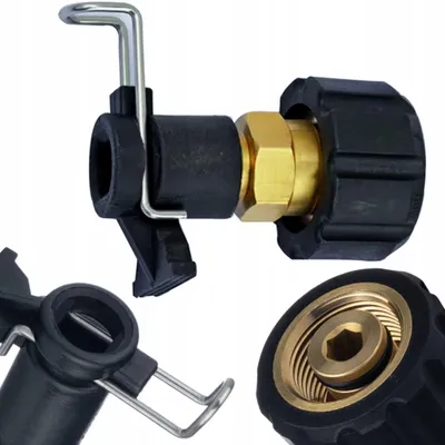 Produktbild von Adapter Hochdruckreiniger Ersatzteil – M22 Gewinde mit 14 mm Stift | Click Typ A | kompatibel mit Kärcher HD, HDS, K2–K7