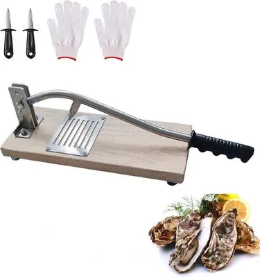 Produktbild von Austernöffner - Edelstahl - Professionelles Austernöffner-Set - Für Restaurants und Haushalte - Werkzeug für Meeresfrüchte
