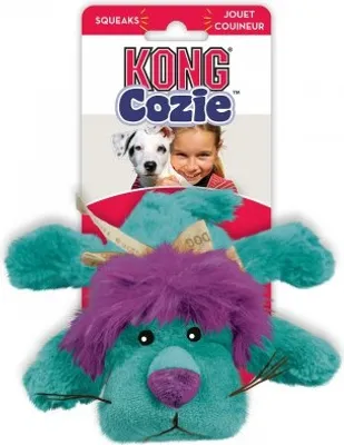Produktbild von KONG Cozie, Hund, Plüschspielzeug, Blau, Violett, Rot