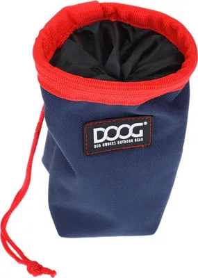 Produktbild von DOOG Treat Pouch - Snacktasche/Leckerlitasche navy/rot
