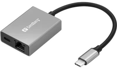 Image de Sandberg - Adaptateur USB-C vers Gigabit Ethernet PD100W