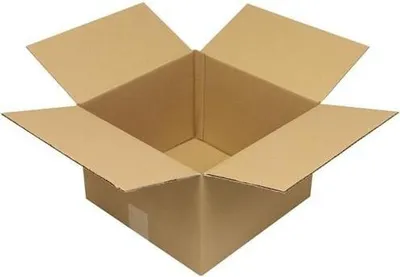 Produktbild von Faltkarton 1-wellig Höhenrillung Maße 300x300x200mm Qualität 1.20 B braun braun