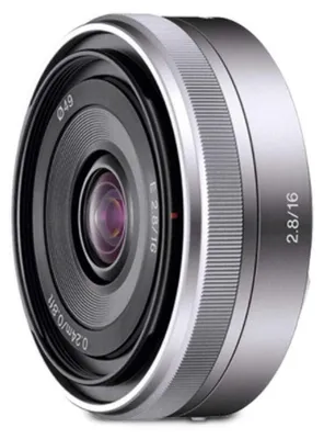 Image de Objectif grand-angle Sony SEL-16F28 (objectif à focale fixe, 16 mm, F2.8, pour capteur APS-C)