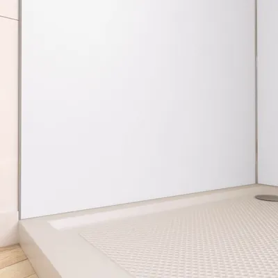 Produktbild von Marwell Urbanox Wandpaneel weiß 90x210 cm - fugenlose Aluverbundplatte als Duschrückwand & Küchenrückwand