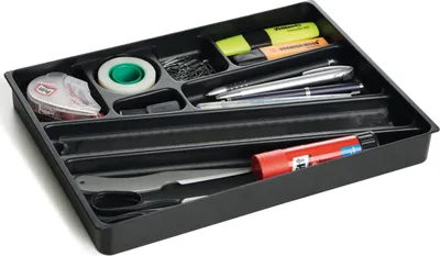 Produktbild von DURABLE Federschale IDEALBOX PEN TRAY eco für Schubladen anthrazit