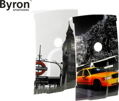 Produktbild von Wechselcover Big Ben & Yellow Cab für BYRON Funktürklingeln BY504, BY514, BY535E
