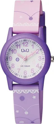 Immagine prodotto di Orologio Q&Q VR99J006Y Cinturino in plastica Colore: Rosa Quadrante Bianco Analogico Bambini