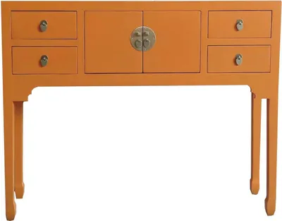 Produktbild von Fine Asianliving Chinesische Konsolentisch Orientalische Möbel Beistelltisch Wandtisch Dekotisch Konsole Telefontisch Tischchen Sofatisch aus Holz Kaffeetisch Couchtisch Sidetable