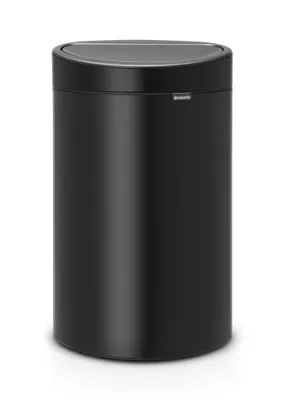 Immagine prodotto di Brabantia Mülleimer Touch Bin New, Abfalleimer, Müllbehälter, Stahl, Matt Black, 40 L, 114946