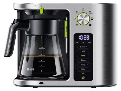 Zdjęcie produktu dla Braun MultiServe KF 9170 SI, Przelewowy ekspres do kawy, 1750 W, Czarny, Stal nierdzewna