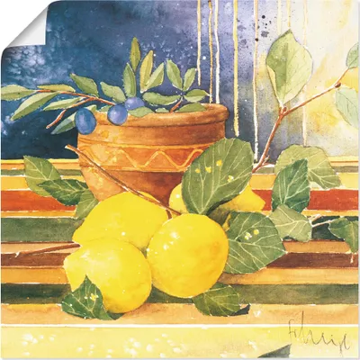Produktbild von ARTland Poster Akzente des Sommers I Größe: 70x70 cm