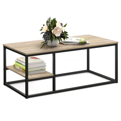 Produktbild von VOWNER Couchtisch, Wohnzimmer Tisch, Stahlrahmen