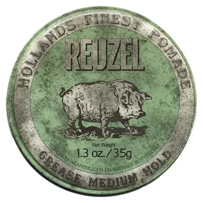 Image de Reuzel - Grease Medum Hol Green Pomade - Hair pomade 35.0g
