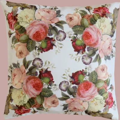 Produktbild von Kissenhülle 40 x 40 cm mit Druckmotiv Rosen 40 x 40 cm Kissenhülle