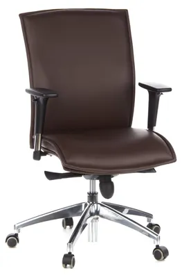 Produktbild von hjh OFFICE Luxus Chefsessel MURANO 10 Ergonomischer Bürostuhl mit Armlehnen (höhenverstellbar) Leder Drehstuhl für Büro, Zuhause