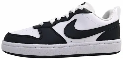 Productafbeelding van Nike Court Borough Low Sportschuhe Kinder Sneaker sportlicher Schnürer Weiß Freizeit
