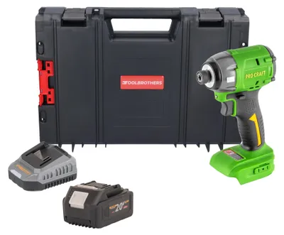 Image de Visseuse à chocs sans fil Procraft PS22bb 20 V 230 Nm 1/4" Brushless Solo - sans batterie, sans chargeur