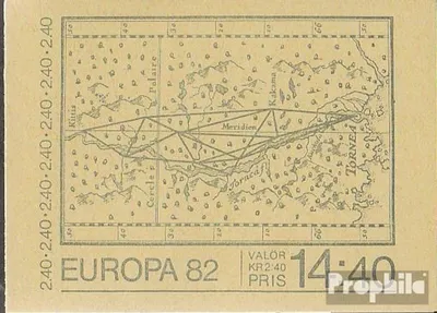 Produktbild von Briefmarken Schweden 1982 Mi 1188D MH (kompl.Ausg.) postfrisch Europa 82