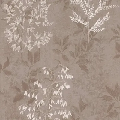Produktbild von Papiertapete 285017 Tapete Botanical Dschungel 53 x 1005 cm Rasch Selection Braun