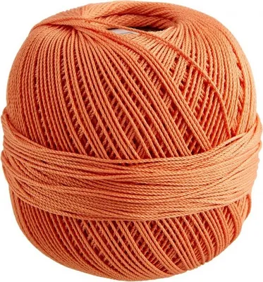 Produktbild von Elisa Häkelgarn,Filethäkelgarn,50g/200m,100% Baumwolle, Stärke 5, für Tischdecken,Vorhänge,NS 1,75-2.0 mm 8519 koralle