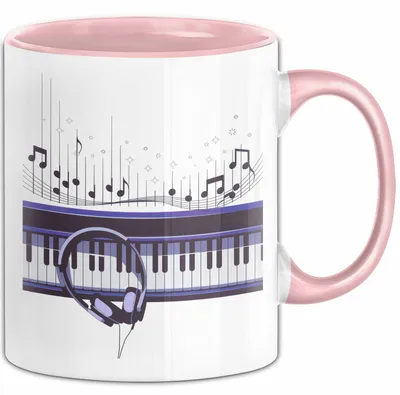 Produktbild von Musiker Tasse Geschenk Lustige Geschenkidee Spruch Für Musik Schaffende (Rosa)