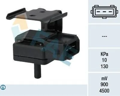Produktbild von FAE 15086 Ladedrucksensor für VOLVO V70 I (875, 876) Saugrohr