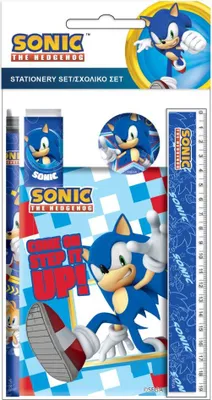 Produktbild von Sonic the Hedgehog Rush Schrein-Set 5-tlg. – Schule & Büro