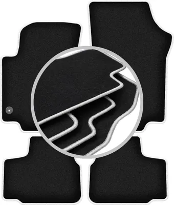 Immagine prodotto di Tappetini per auto CARLUX-SILVER per: Seat Mii hatchback (dal 2011)