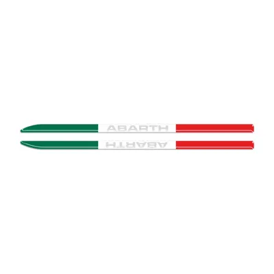 Image de Stripes 3D bande adhésive Sagomate Italia "Abarth" pour rétroviseur Abarth