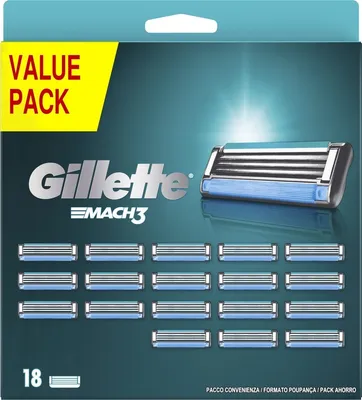 Produktbild von Gillette Mach3 Navulesjes - 18 Stücke