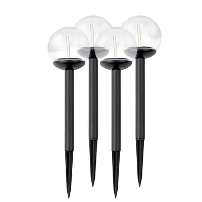 Obrázek produktu pro Ilumen 910310 Solární lampy průhledná koule 4 ks