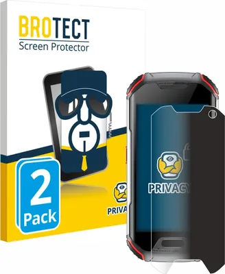 Produktbild von 2x BROTECT Sichtschutzfolie für Unihertz Atom L Anti-Spy Privacy Sichtschutz Blickschutz Folie Blaulicht-Schutz