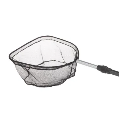 Image de Épuisette pour étang Filet de pêche 30 x 30 cm Manche télescopique max. 1,8 m Velda